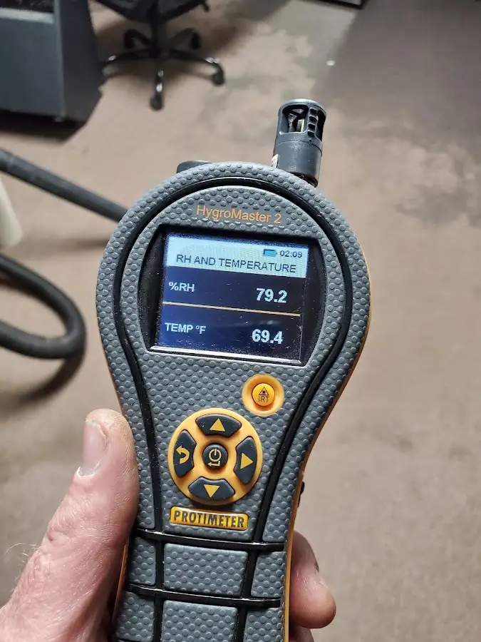 Moisture meter humidity assessment for Fire & Smoke Damage Restoration in Wabash